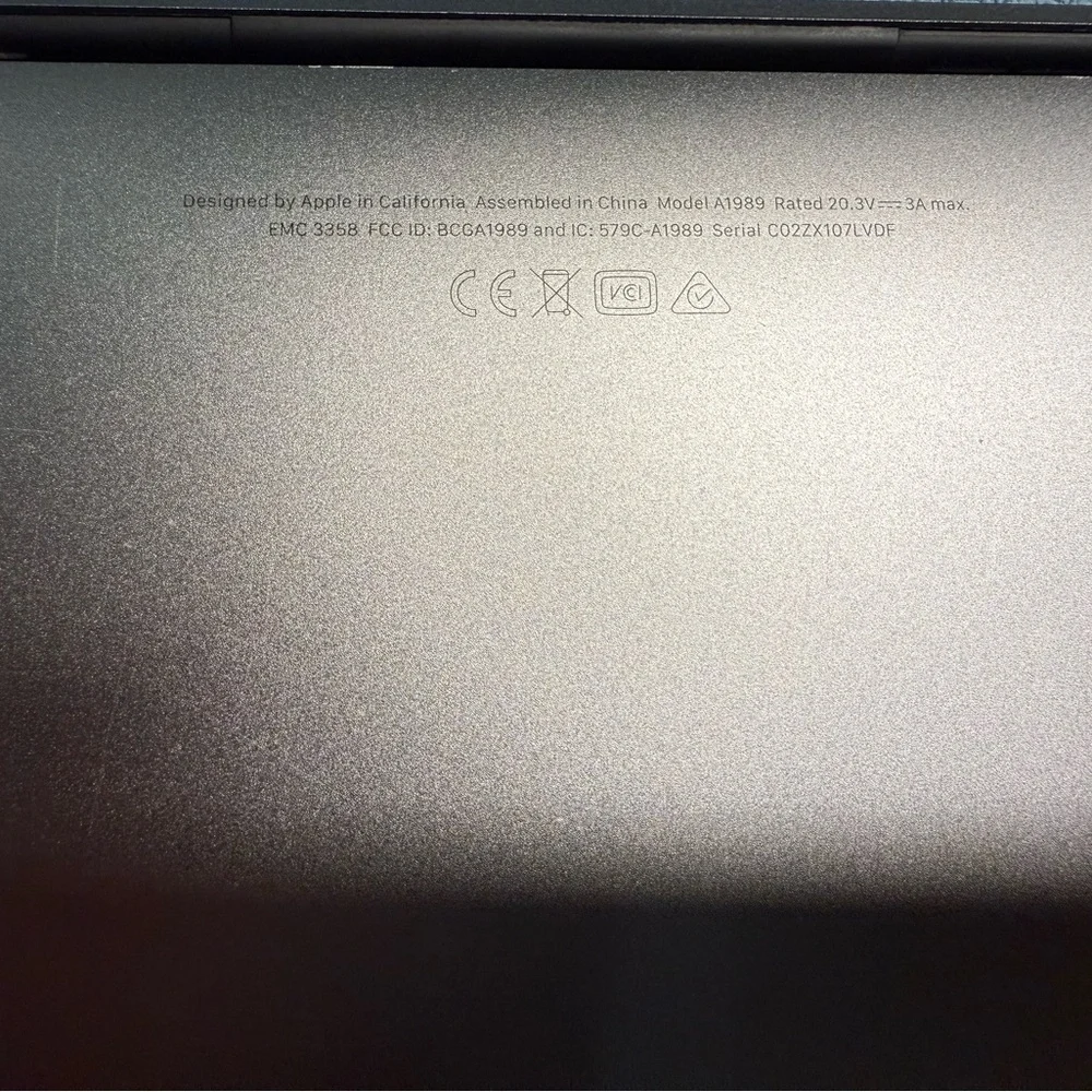2019 Apple MacBook Pro 13